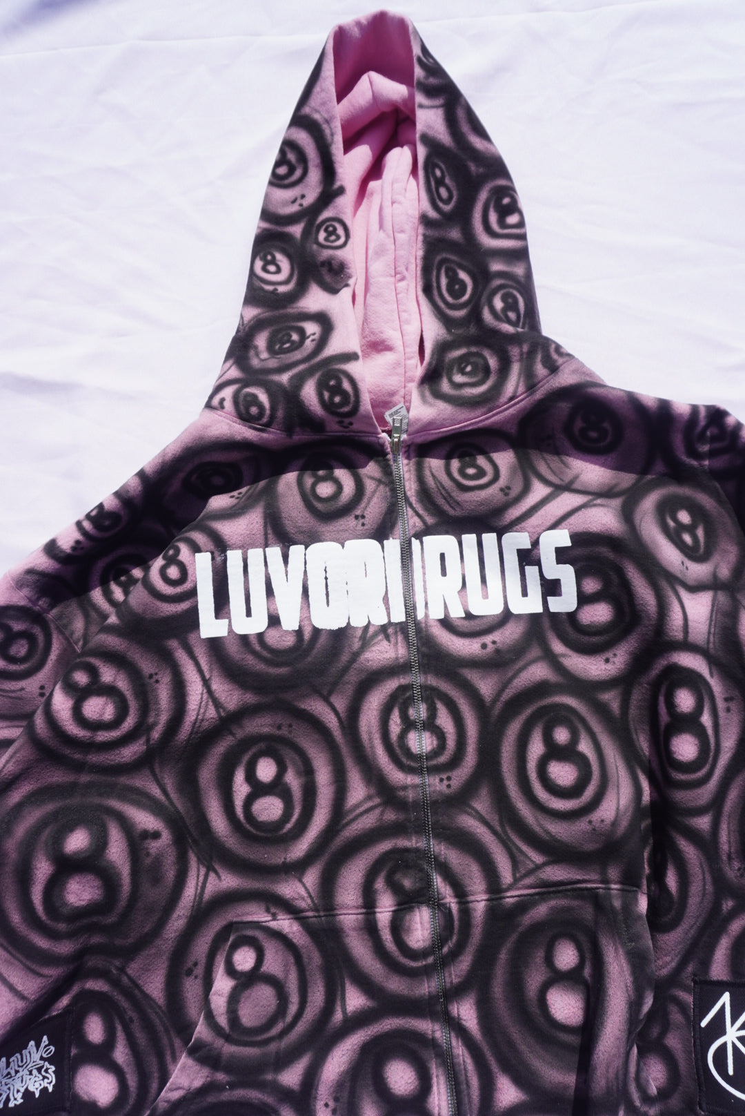 LUVORDRUGS “crazy 8” Airbrushed KAYC ‘25 Jacket