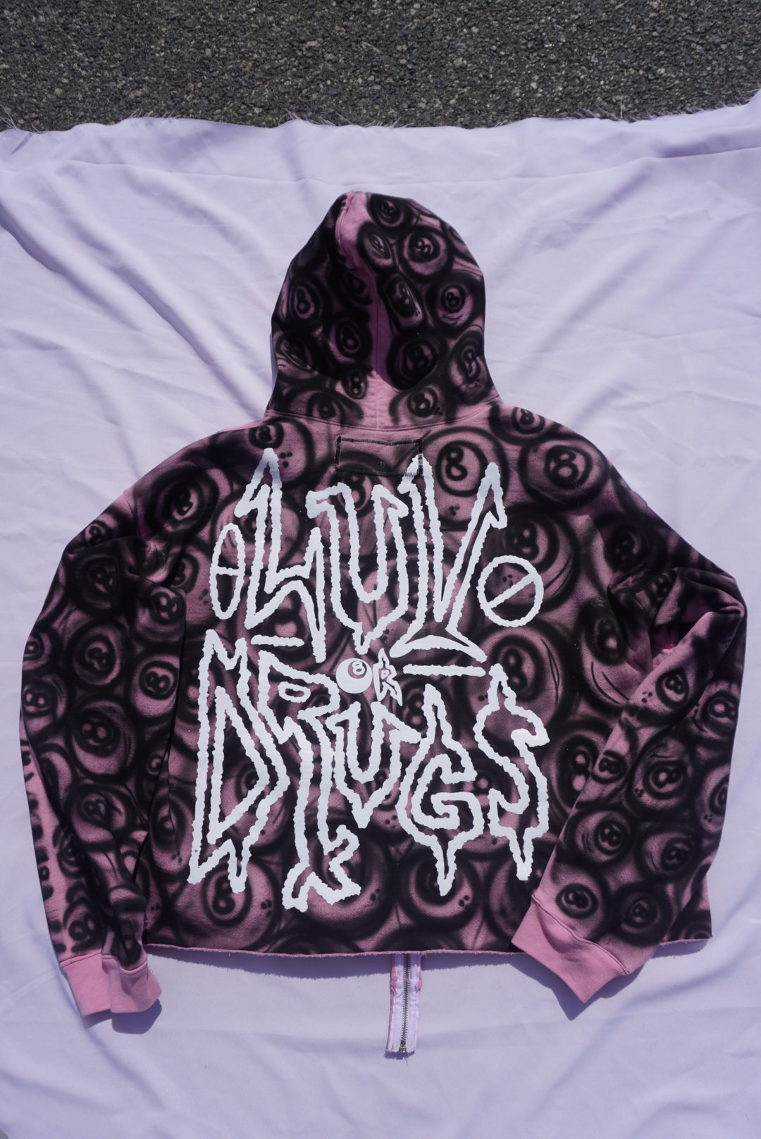 LUVORDRUGS “crazy 8” Airbrushed KAYC ‘25 Jacket