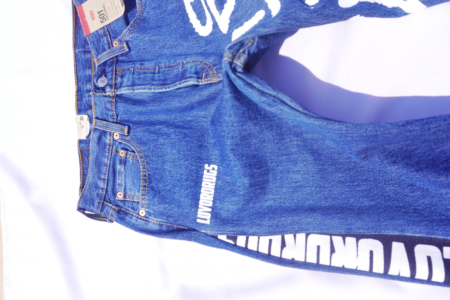 WIDE FLARE LUVORDRUGS 501 Levi Jeans - KAYC