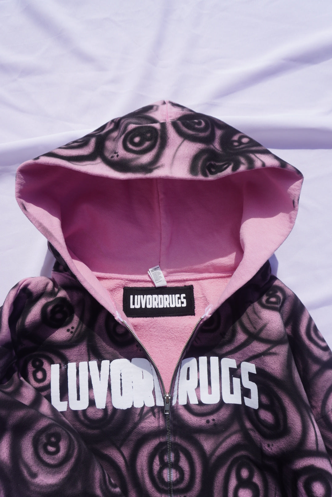 LUVORDRUGS “crazy 8” Airbrushed KAYC ‘25 Jacket