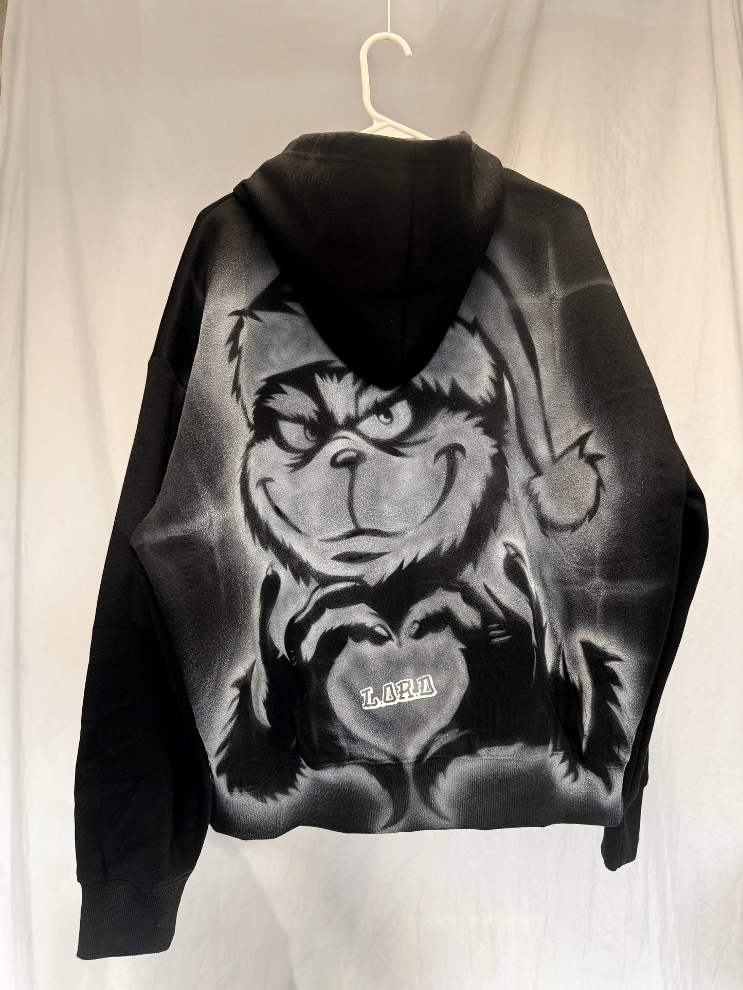 Merry Luvordrugs / Grinch AIRBRUSH zip up