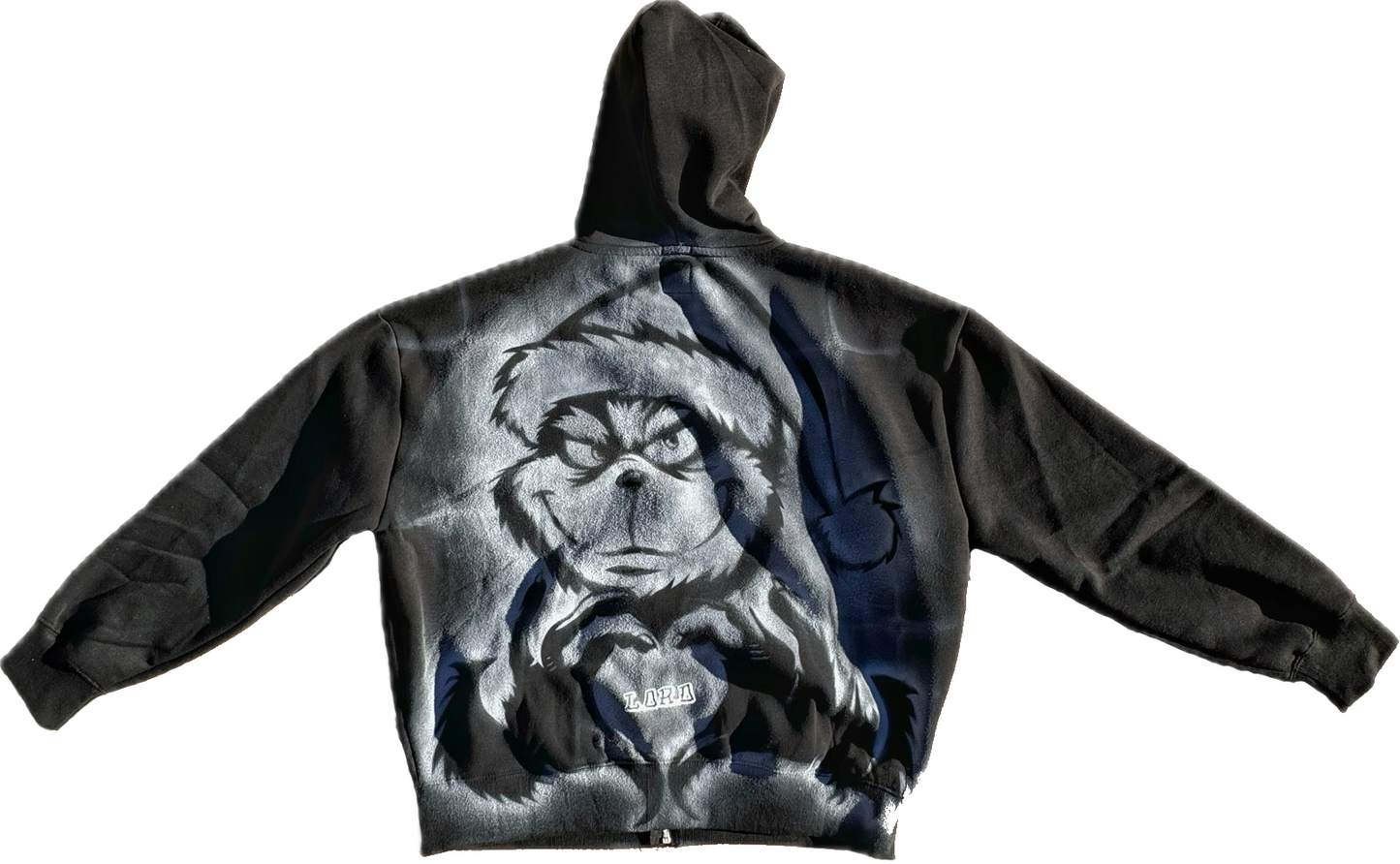 Merry Luvordrugs / Grinch AIRBRUSH zip up